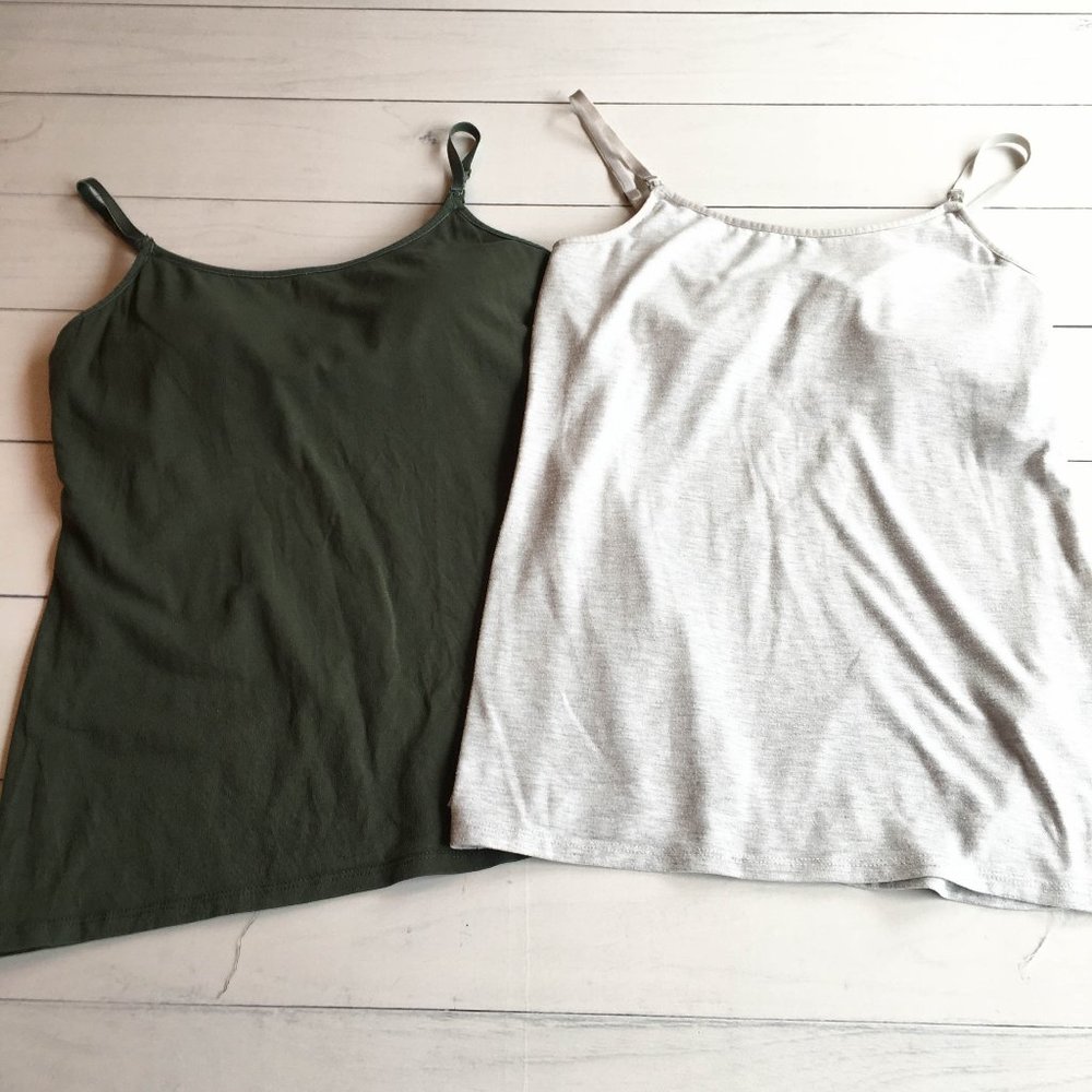 Pea In The Pod Breastfeeding Nursing Tank Tops - Size Medium